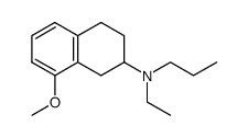 8-methoxy-2-(ethylpropylamino)-1,2,3,4-tetrahydronaphthalene结构式