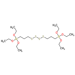 Bis(triethoxysilylpropyl)tetrasulfide structure