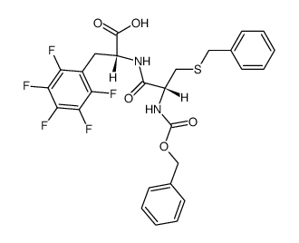 Z-Cys(Bzl)-D-F5PheOH Structure