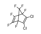 2,3-dichloro-1,4,5,6,7,7-hexafluorobicyclo[2.2.1]hepta-2,5-diene Structure