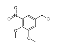 3,4-dimethoxy-5-nitrobenzyl chloride结构式