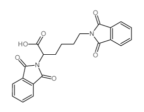 2H-Isoindole-2-hexanoicacid, a-(1,3-dihydro-1,3-dioxo-2H-isoindol-2-yl)-1,3-dihydro-1,3-dioxo-结构式