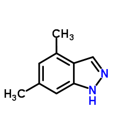 4,6-二甲基-1H-吲唑结构式