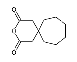 cycloheptane-1,1-diyl-di-acetic acid-anhydride Structure