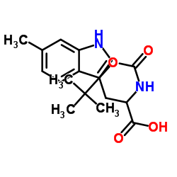 Boc-6-methyl-DL-tryptophan结构式