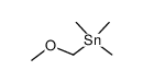 (methoxymethyl)trimethyltin Structure