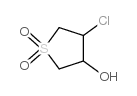 Thiophene-3-ol, tetrahydro-4-chloro-, 1,1-dioxide Structure