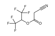 1,1,1,3,3,3-hexafluoropropan-2-yl 2-cyanoacetate结构式