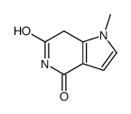 4H-Pyrrolo[3,2-c]pyridine-4,6(5H)-dione,1,7-dihydro-1-methyl-(9CI) structure