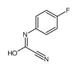 Methanamide, 1-cyano-N-(4-fluorophenyl)- (9CI) Structure