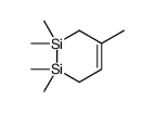 1,1,2,2,4-pentamethyl-3,6-dihydrodisiline结构式