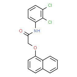 N-(2,3-dichlorophenyl)-2-(1-naphthyloxy)acetamide结构式