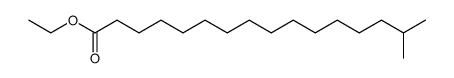 15-methyl-hexadecanoic acid ethyl ester Structure