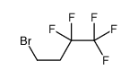 3,3,4,4,4-Pentafluorobutyl bromide结构式