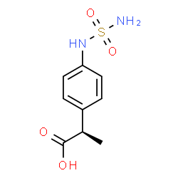 Benzeneacetic acid, 4-[(aminosulfonyl)amino]--alpha--methyl-, (-alpha-R)- (9CI) picture