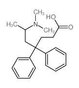 Benzenebutanoic acid, g-[2-(dimethylamino)propyl]-g-phenyl- Structure