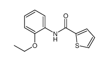 N-(2-ethoxyphenyl)thiophene-2-carboxamide结构式