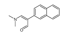 (Z)-3-Dimethylamino-2-naphthalen-2-yl-propenal Structure