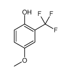 4-methoxy-2-(trifluoromethyl)phenol Structure