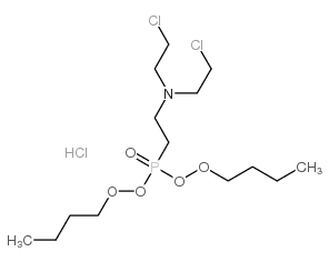 2-chloro-N-(2-chloroethyl)-N-(2-dibutoxyphosphorylethyl)ethanamine hyd rochloride Structure