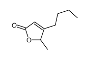 3-butyl-2-methyl-2H-furan-5-one结构式