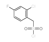 (2-Chloro-4-fluorophenyl)methanesulfonyl chloride Structure