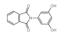 2-(3,5-dihydroxyphenyl)isoindole-1,3-dione Structure