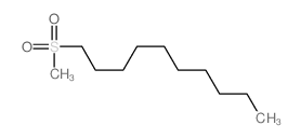 1-methylsulfonyldecane Structure