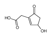 2-carboxymethyl-4-hydroxy-2-cyclopenten-1-one结构式