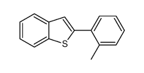 2-(2-methylphenyl)-1-benzothiophene结构式