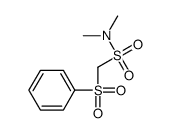 1-(benzenesulfonyl)-N,N-dimethylmethanesulfonamide结构式