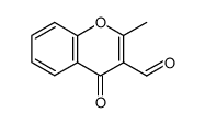 2-methyl-4-oxo-4H-chromene-3-carbaldehyde结构式