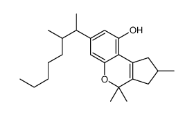 2,4,4-trimethyl-7-(3-methyloctan-2-yl)-2,3-dihydro-1H-cyclopenta[c]chromen-9-ol Structure