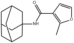 3-Furancarboxamide,2-methyl-N-tricyclo[3.3.1.13,7]dec-1-yl-(9CI) Structure