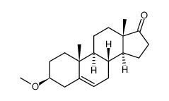 17-oxo-5-androsten-3β-methyl ether结构式