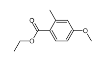 ethyl 4-methoxy-2-methylbenzoate结构式