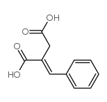 2-(Phenylmethylene)butanedioic acid Structure