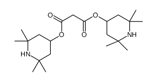 bis(2,2,6,6-tetramethylpiperidin-4-yl) propanedioate结构式