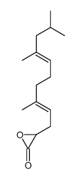 3-(3,7,9-Trimethyl-2,6-decadienyl)oxiran-2-one结构式