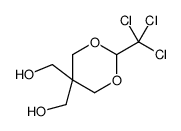 [5-(hydroxymethyl)-2-(trichloromethyl)-1,3-dioxan-5-yl]methanol Structure