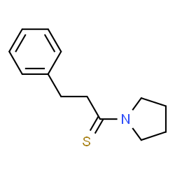 Pyrrolidine,1-(3-phenyl-1-thioxopropyl)- (9CI) structure