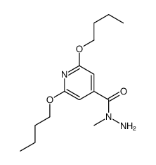 N-Methyl-2,6-dibutoxyisonicotinic hydrazide结构式