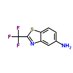2-(三氟甲基)苯并[d]噻唑-5-胺结构式