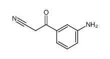 3-(3-amino-phenyl)-3-oxo-propionitrile结构式