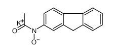 N-(9H-Fluoren-2-yl)acetohydroxamic acid potassium salt Structure
