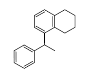 5-(1-phenyl-ethyl)-1,2,3,4-tetrahydro-naphthalene结构式