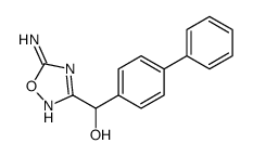 (5-amino-1,2,4-oxadiazol-3-yl)-(4-phenylphenyl)methanol Structure