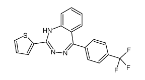 1H-1,3,4-Benzotriazepine,2-(2-thienyl)-5-[4-(trifluoromethyl)phenyl]-(9CI) structure