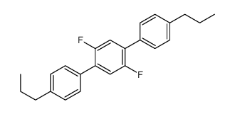 1,4-difluoro-2,5-bis(4-propylphenyl)benzene结构式