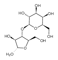3-O-(β-D-galactopyranosyl)-D-arabinose结构式